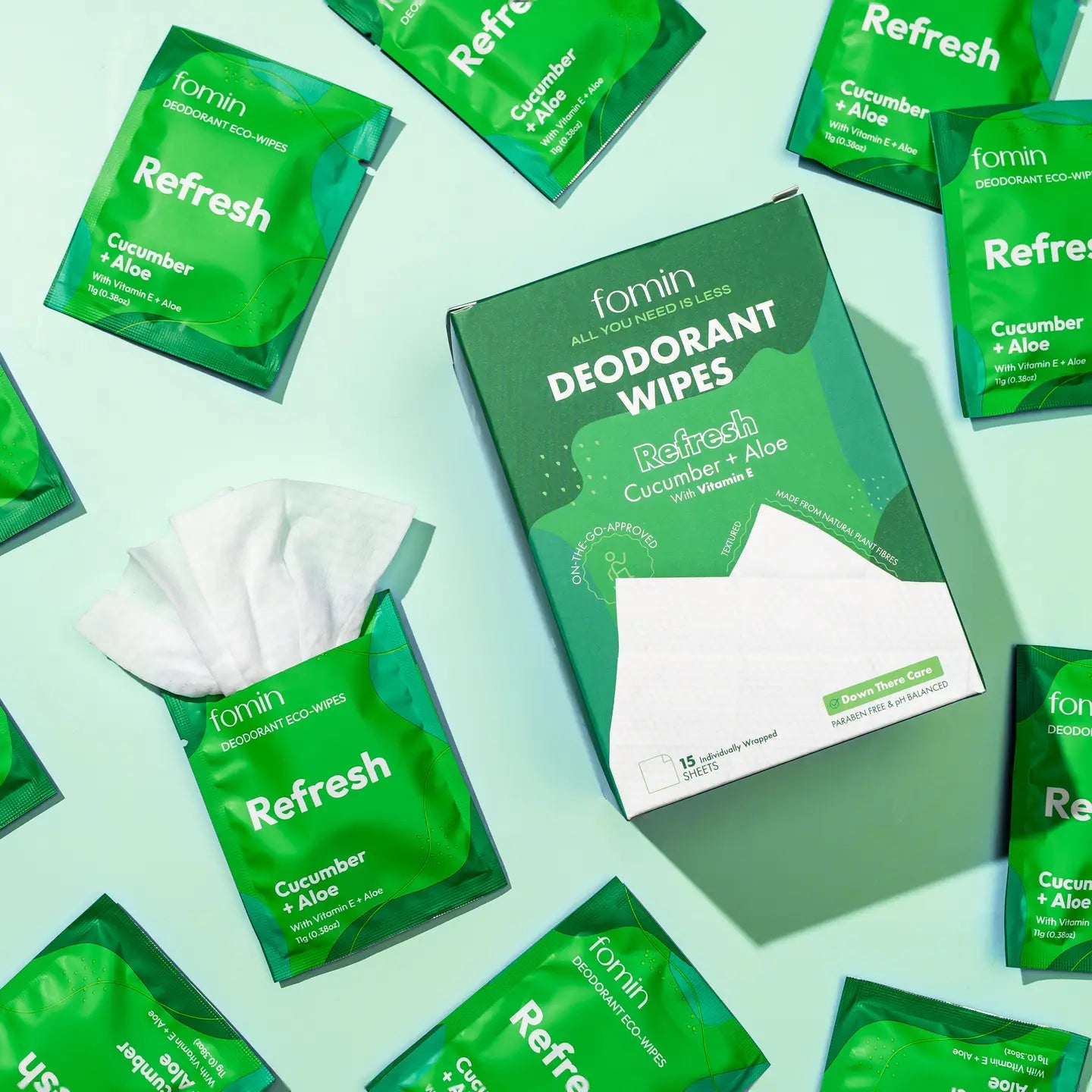 Deodorant Wipes - Cucumber Aloe
