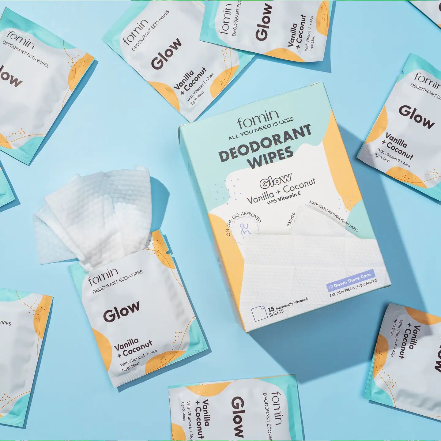 Deodorant Wipes - Vanilla Coconut