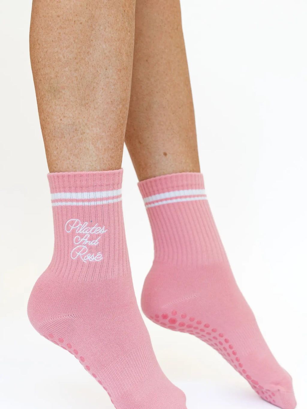 Pilates and Rose Sock