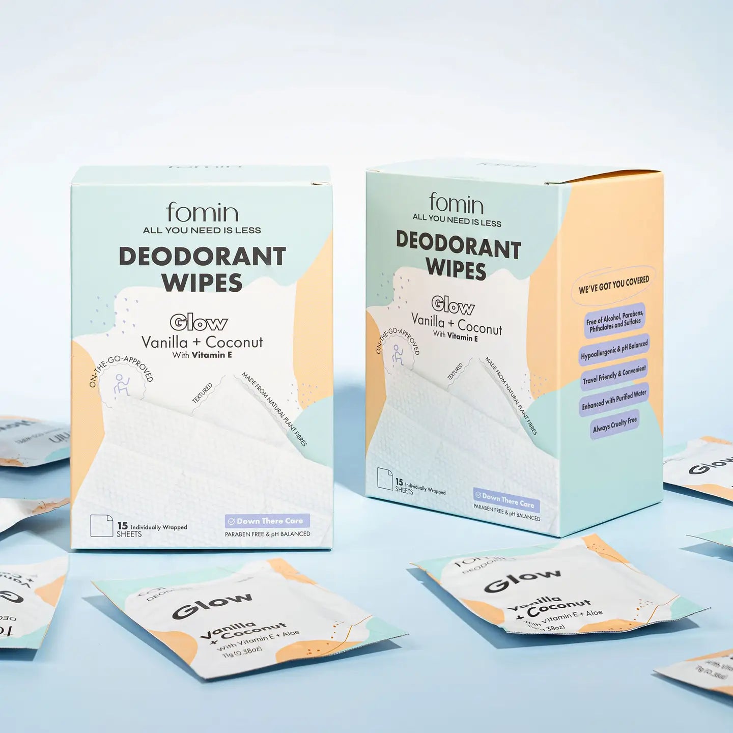 Deodorant Wipes - Vanilla Coconut