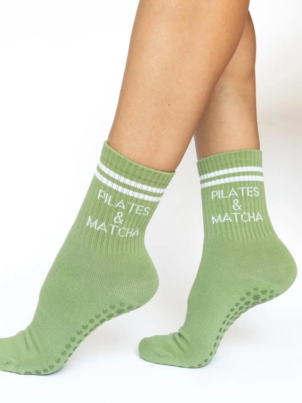 Pilates & Matcha Sock