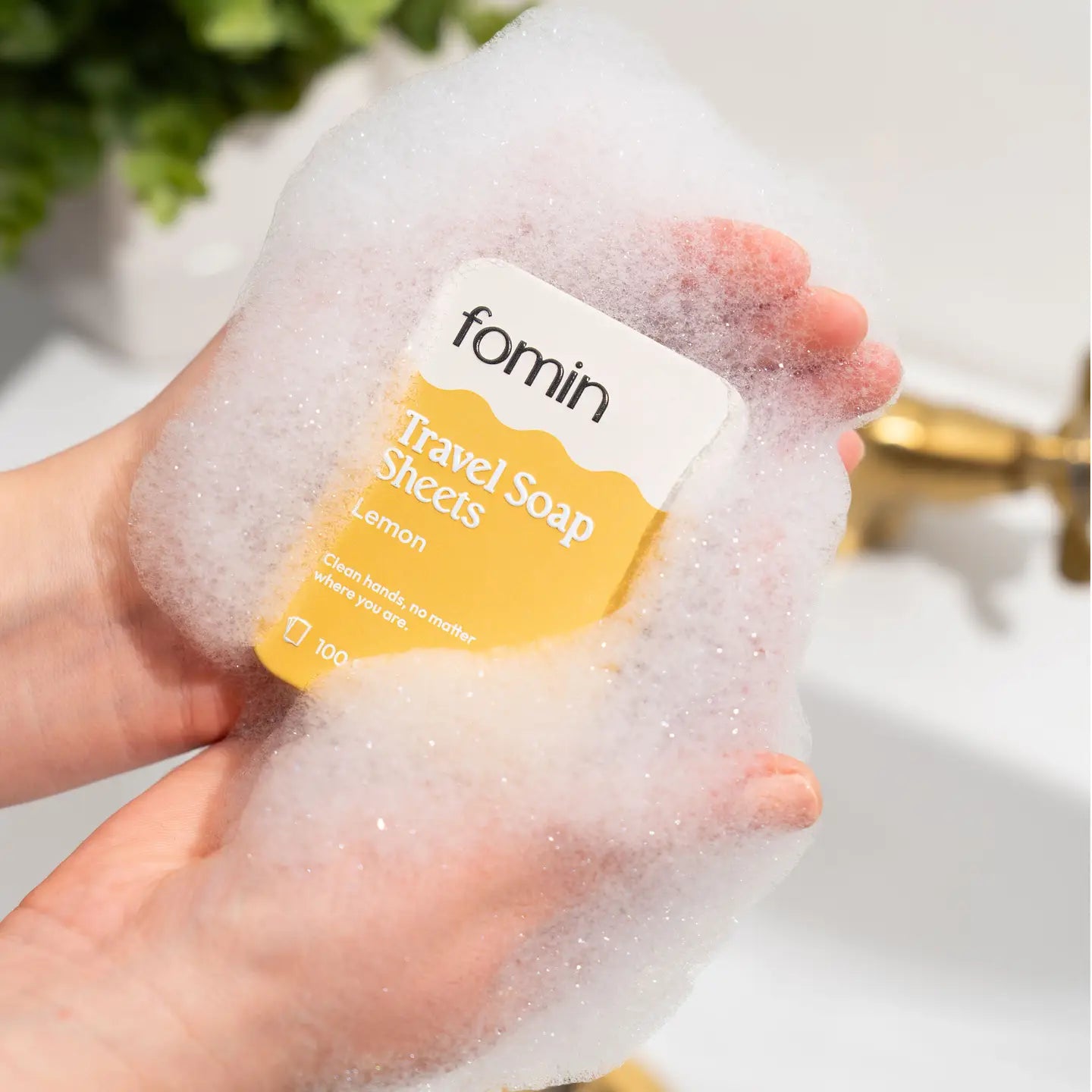 Travel Hand Soap Sheets - Lemon